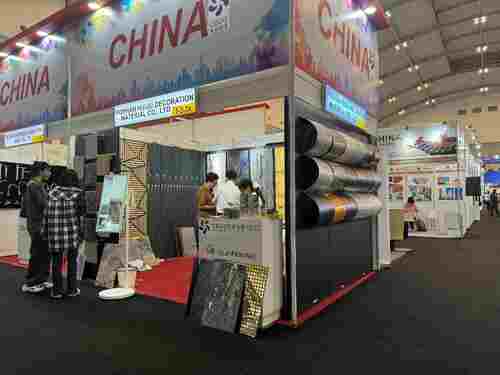 Últimas noticias de la empresa sobre SUNHOUSE en la Expo de Tecnología de la Construcción de Indonesia 2024: Expansión al mercado del sudeste asiático