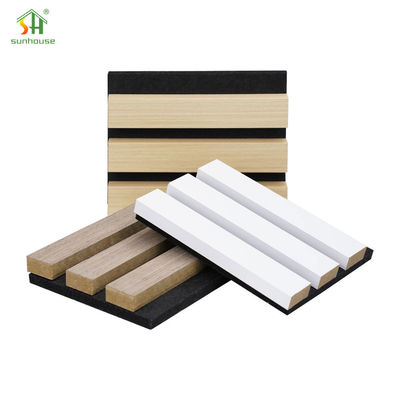 Un buen precio. Panel de pared acústico para interiores cuadrado paneles de pared insonorizados decorativos 20mm 25mm en línea