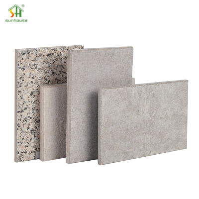 Panel de cemento resistente a la humedad Uso de decoración exterior interior para uso en aplicaciones de construcción de edificios