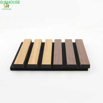 comprar Venta caliente Acupanel de diseño moderno Panel de pared acústico de pizarra de madera mejora la claridad del sonido para salón y teatros online manufacture