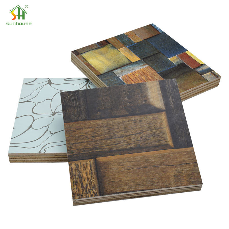 Moisture Resistant Melamine Board 12mm Plywood Board For Building Materials