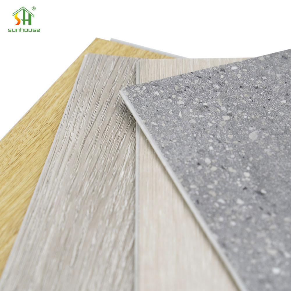 Luxury Vinyl SPC Click Flooring / SPC Rigid Core Luxury Vinyl Flooring For Office