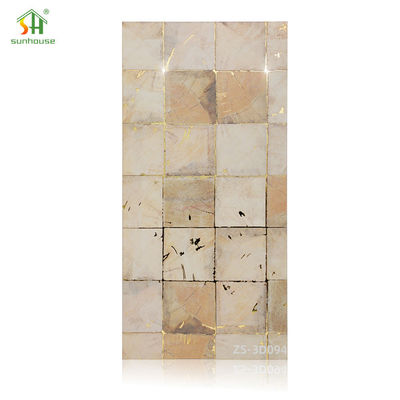 Un buen precio. Paneles de pared a prueba de humedad personalizados con efecto de mármol PMMA Paneles de baño acrílicos en línea