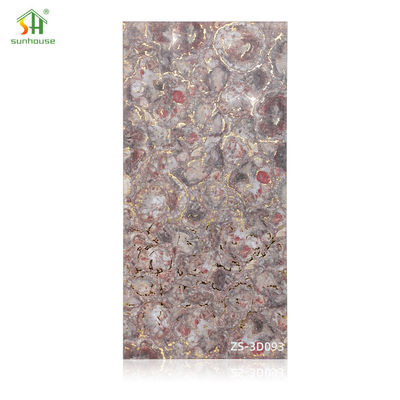 Un buen precio. Panel de pared de efecto mármol ligero 1220x2440mm Paneles impermeables acrílicos en línea