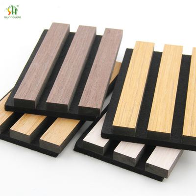 Un buen precio. Tablero de panel de pared acrílico MDF acústico para uso en decoración exterior interior en línea
