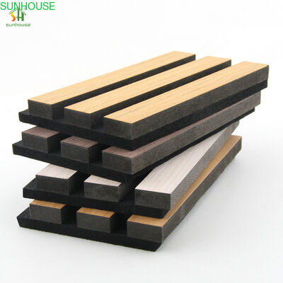 Un buen precio. Tablero acústico del panel de pared de la chapa natural acústica para el uso de la decoración exterior interior en línea