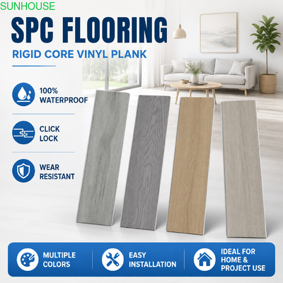 Un buen precio. Suelos SPC impermeables para cocinas, baños y zonas interiores húmedas en línea