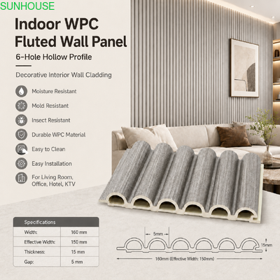 Un buen precio. Guía de consistencia de color y calidad de película del acabado de superficie de paneles de pared interiores de WPC en línea