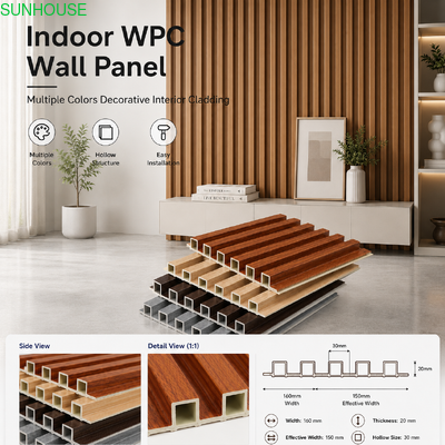 Un buen precio. Guía de instalación de paneles de pared interiores WPC y accesorios y sistema de fijación en línea