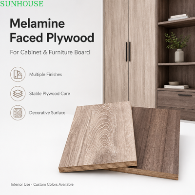 Hojas decorativas de madera contrachapada laminada Panel de muebles para gabinetes de cocina Armarios Estantes y carpintería interior
