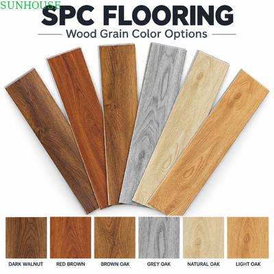 Un buen precio. Tablón de suelo impermeable SPC Click para uso en decoración exterior interior en línea